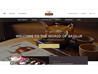 Basilur - 10 screens