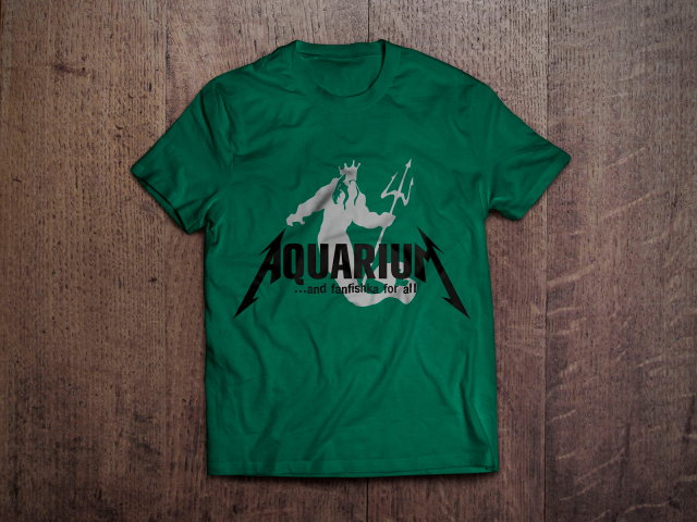 Футболка Aquarium зеленая