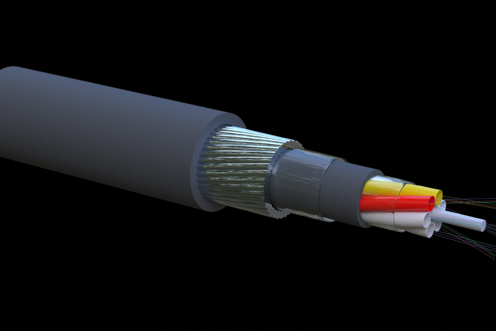 3d модель кабеля