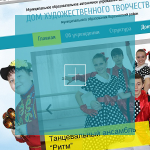 Разработка сайта для Дома творчества