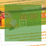 Разработка дизайна Landing page по оптовым продажам меда