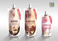 Упаковка линейки продуктов сгущённого молока