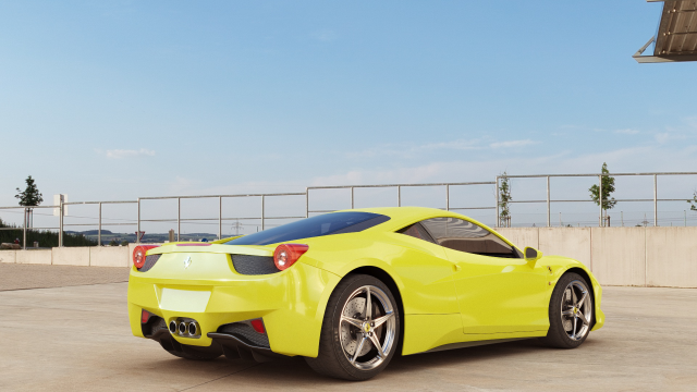 Визуализация Ferrari