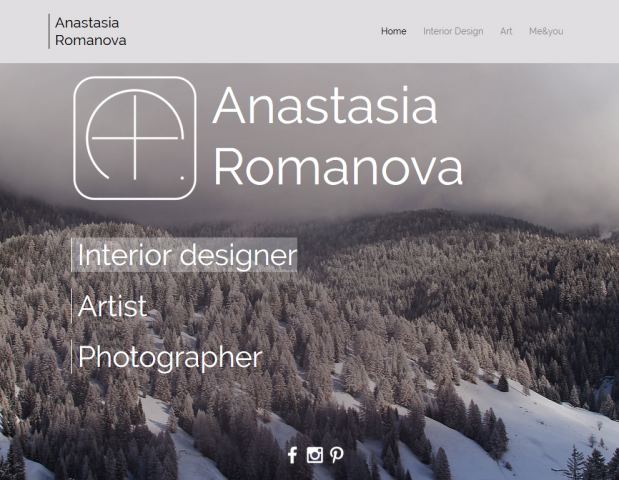 Личный сайт художника