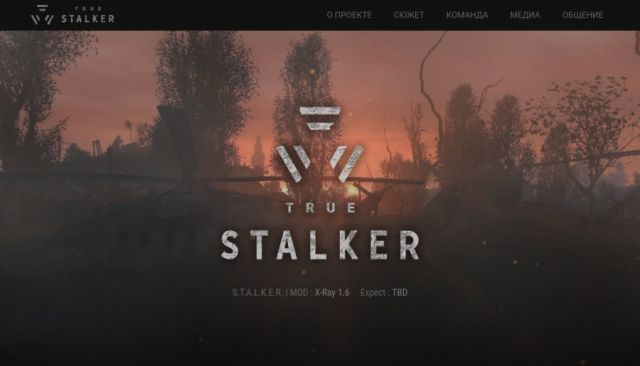 Промо-сайт проекта True Stalker