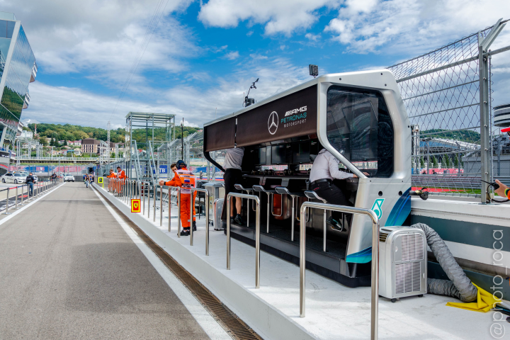 Pit lane