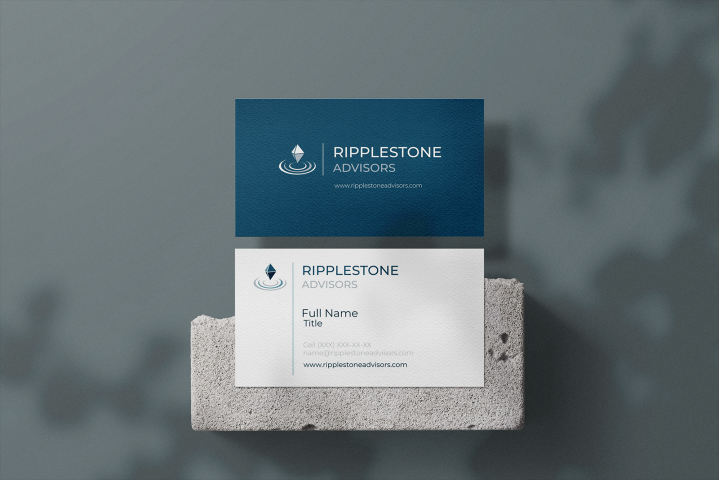 Визитка "Ripplestone Advisors" двусторонняя