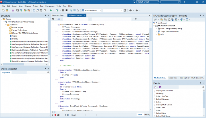 Драйвер 1С: Совместимо Native API для NFC сканера