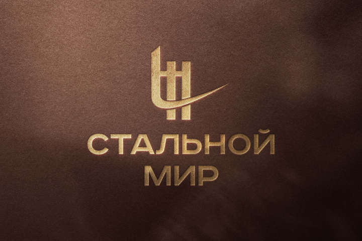 Логотип компании "Стальной мир"