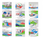 Серия иконок для сайта по грузоперевозкам