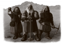 Фоновая заставка "Гномы-рекруты"