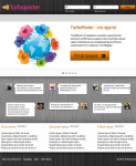 Верстка сайта "Turboposter"