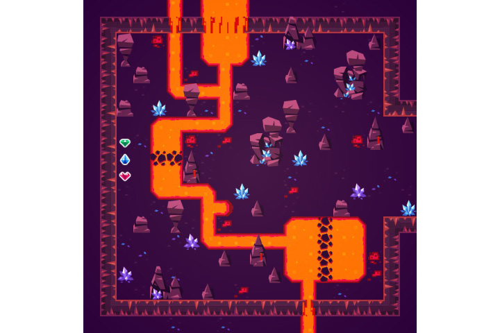 Тайловая игра - биом пещера