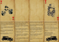 Дизайн пригласительных на свадьбу. Гангстерская тема