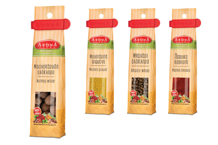 Разработка линейки упаковки специй.