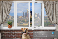 фотомонтаж баннера для слайдера "остекление москвы рф"