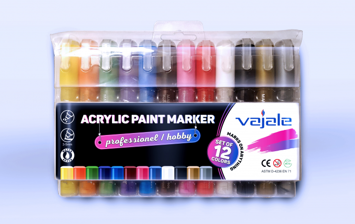 Этикетка для акриловых маркеров