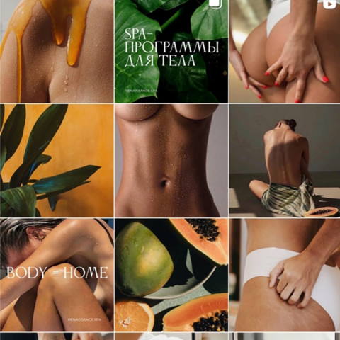 Подбор визуала для SPA-салона