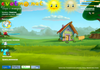 Интерфейс для игры Цветмонет