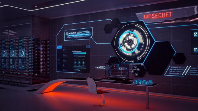 Project 8 - the secret laboratory. // CGI, 3d interior