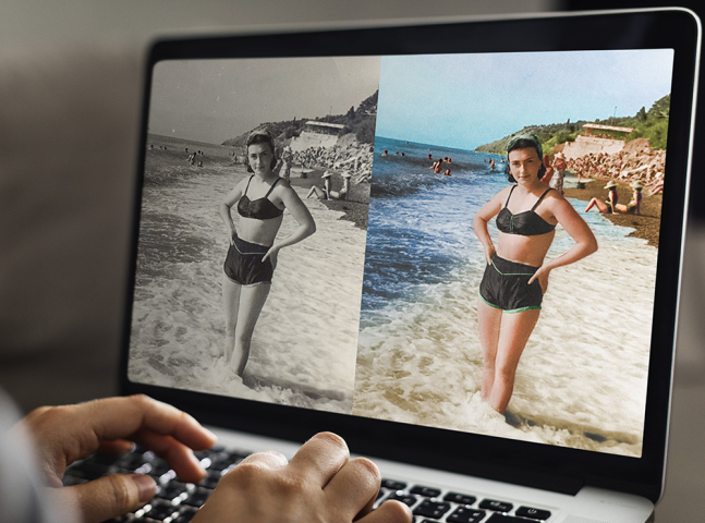 Ретушь и раскрашивание архивных фотографий