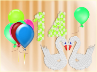 Оформление шарами