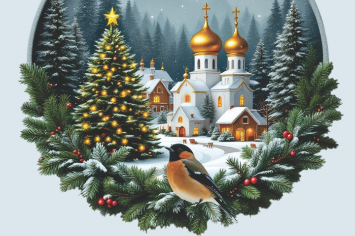 Рождественская открытка