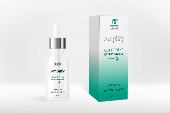 Дизайн сыворотки для роста волос "Bellator"