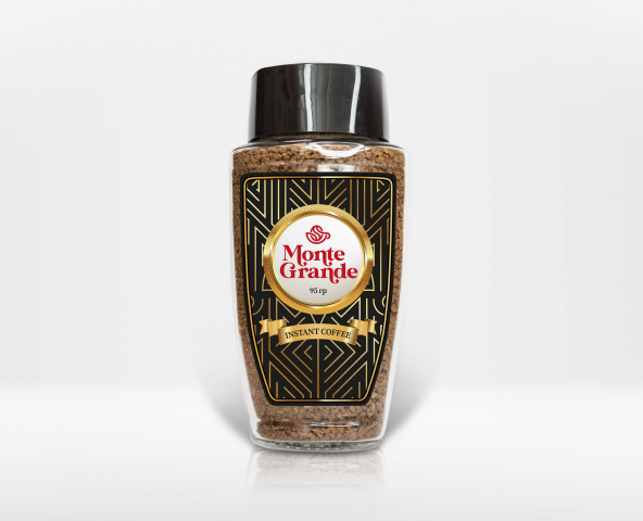 Дизайн логотипа и этикетки кофе "Monte Grande"
