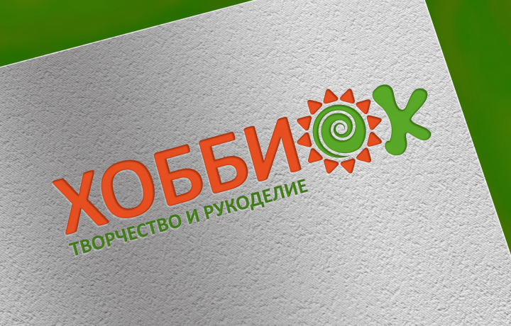 Логотип магазина товаров для рукоделия и хобби