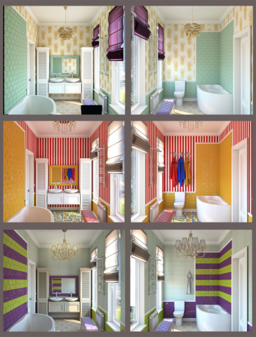 Дизайн-проект детского санузла