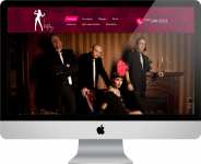 Landing Page для кавер-группы (CMS WORDPRESS)