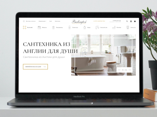 Разработка интернет-магазина Сантехника из Англии