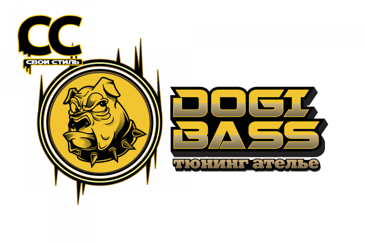 ЛОГОТИП - DOGI BASS - Тюнинг Ателье