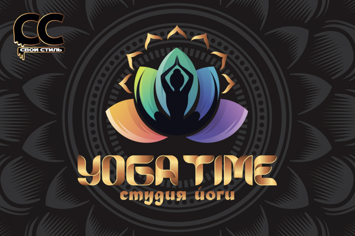 ЛОГОТИП - YOGA TIME - Студия Йоги