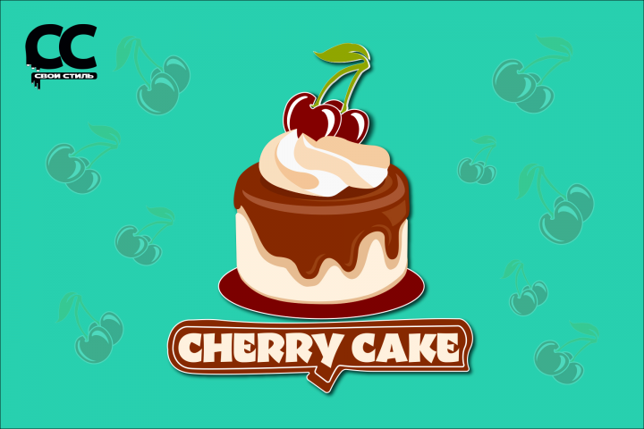 ЛОГОТИП - CHERRY CAKE - Кондитерская