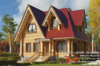 Сруб бревно 200мм Теремок