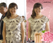 портретная ретушь, пластика, замена фона, коллаж