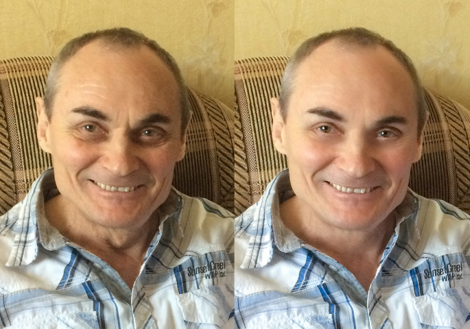 портретная ретушь, пластика