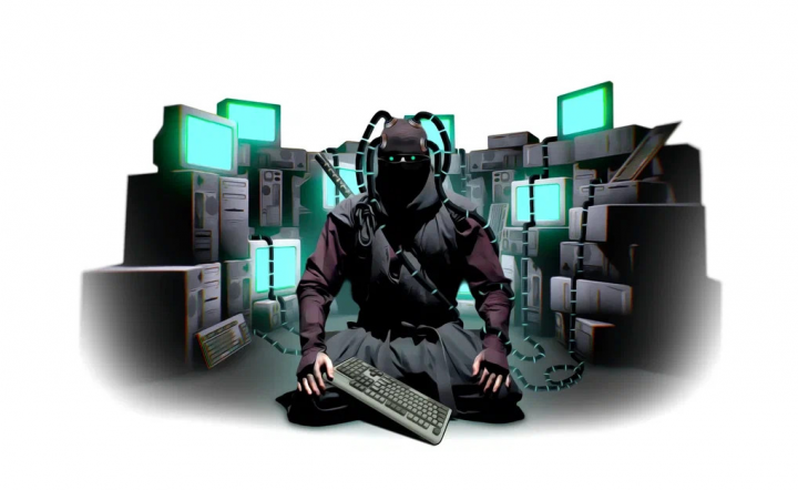 Разработка иллюстраций самурая для сайта