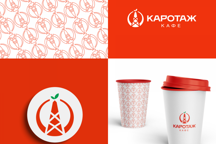 Логотип для кафе "КАРОТАЖ"