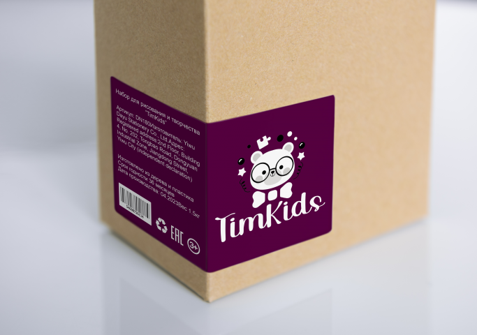 Этикетка TIM KIDS