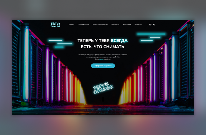 Координация проекта TikTok Trends Club