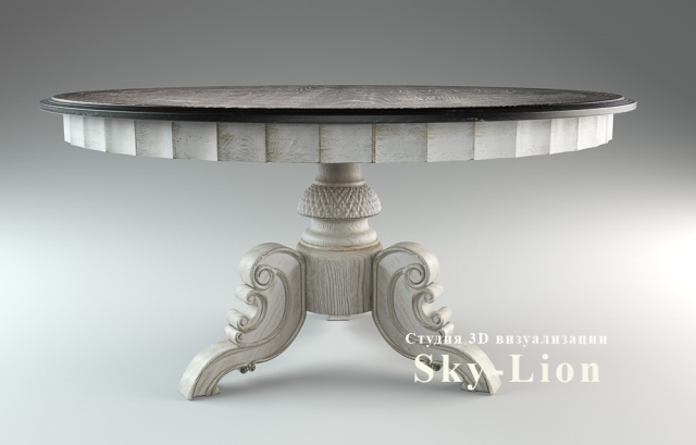 3d моделирование и визуализация стола