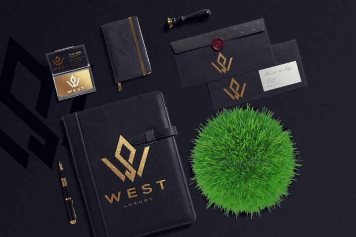 Дизайн фирменного стиля WEST Luxury