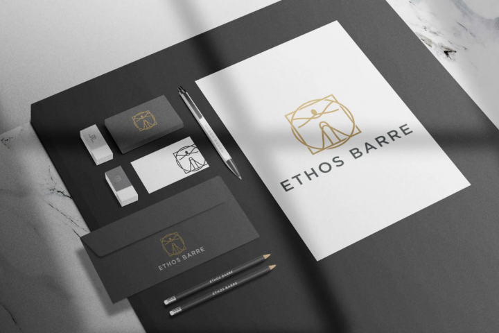 Дизайн фирменного стиля Ethos Barre