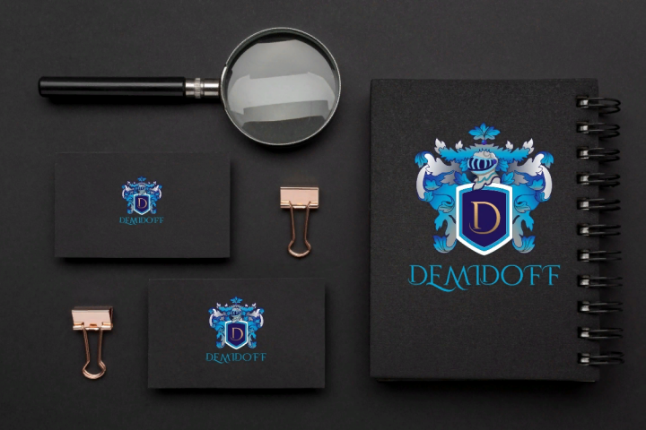 Разработка логотипа для компании Demidoff