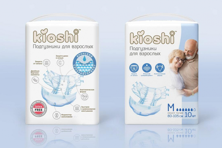 Подгузники для взрослых KIOSHI
