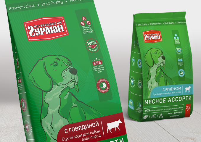 Корм ЧЕТВЕРОНОГИЙ ГУРМАН