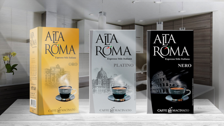 Линейка кофе ALTA ROMA